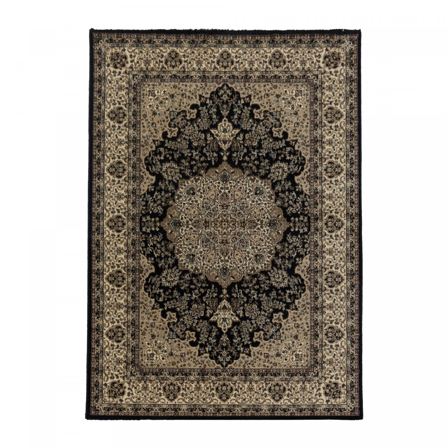Ayyildiz, Kusový koberec Kashmir 2608 black, 300x400, čierna, chodba / predsieň