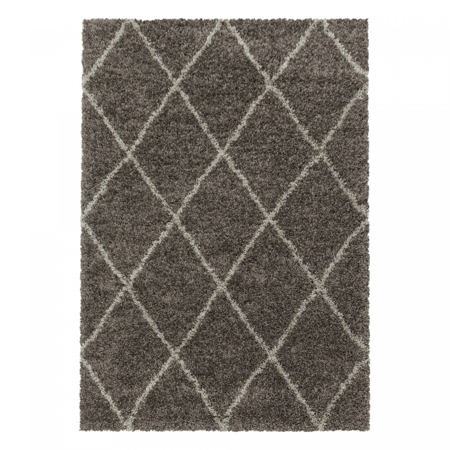 Kusový koberec Alvor Shaggy 3401 taupe - 80x150 cm Ayyildiz koberce 