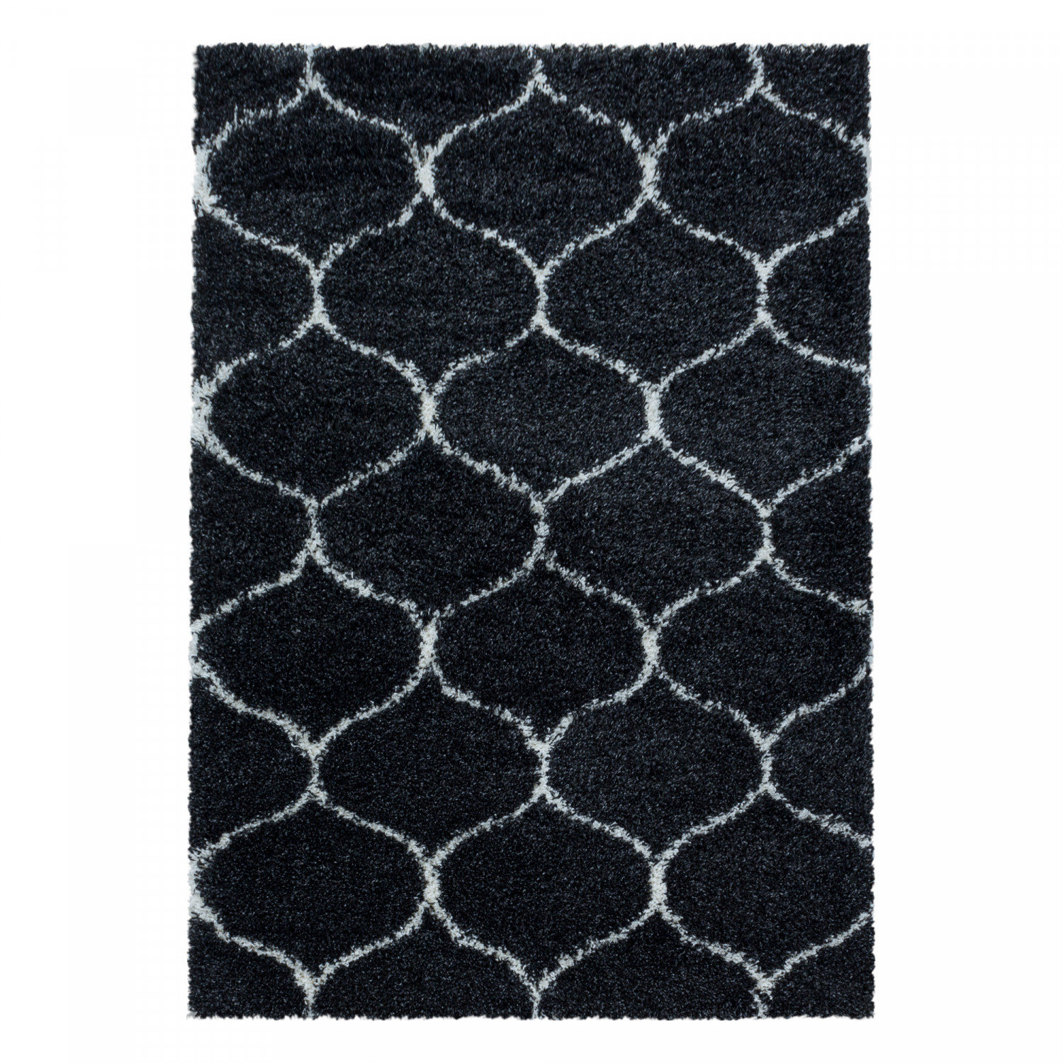 Kusový koberec Salsa Shaggy 3201 antracit - 60x110 cm Ayyildiz koberce 