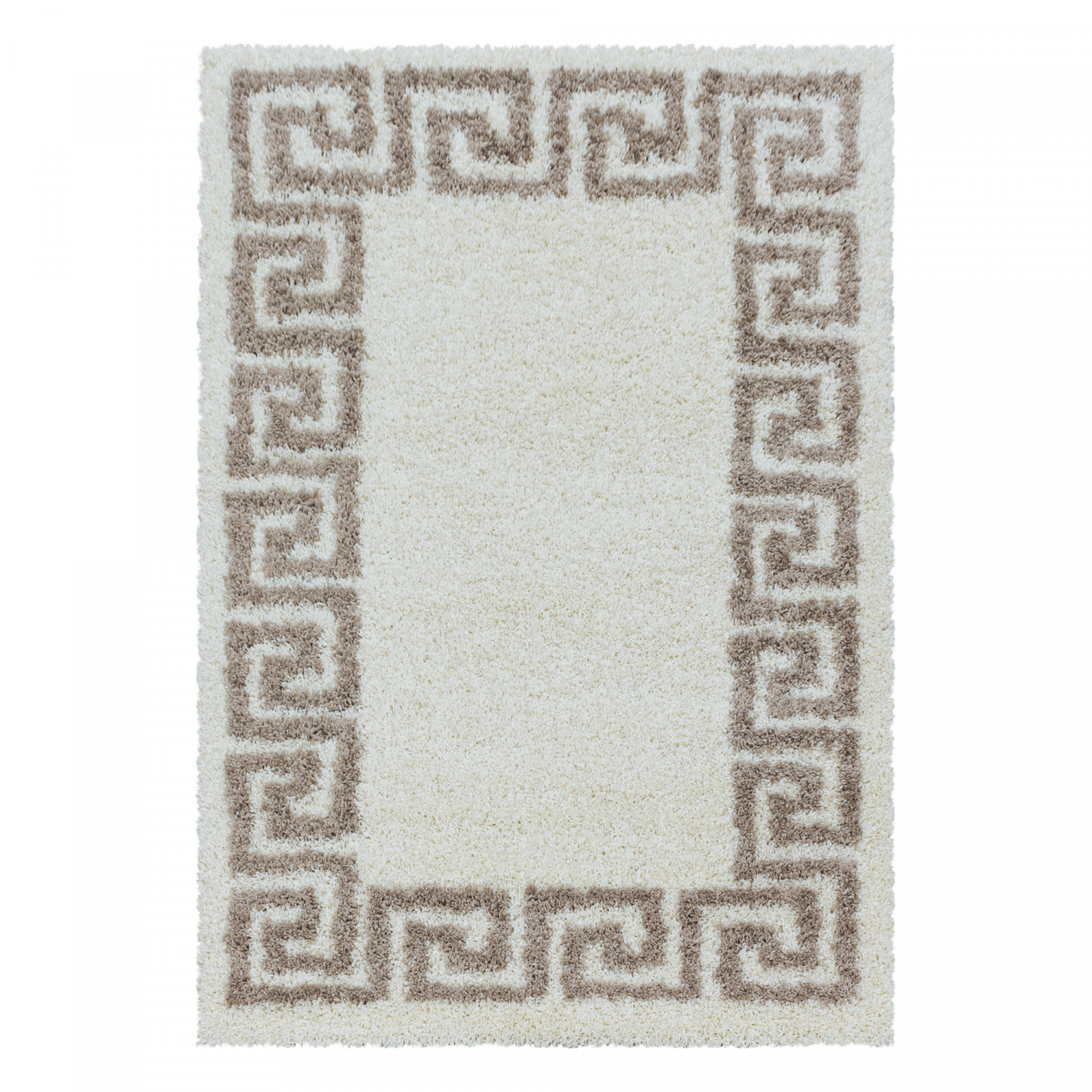 Ayyildiz, Kusový koberec Hera Shaggy 3301 beige, 240x340, béžová, obývacia izba