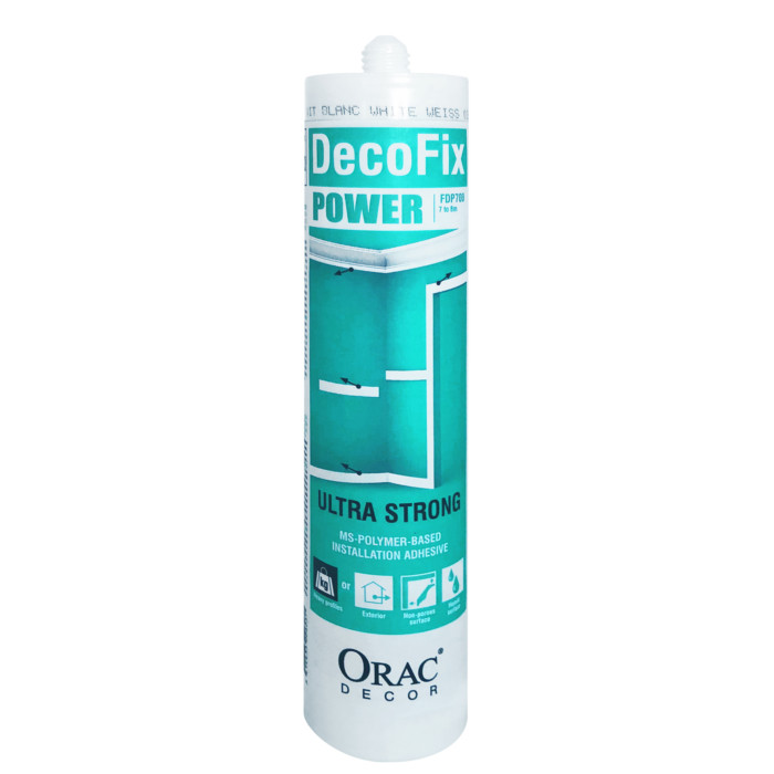 Vonkajší lepidlo DecoFix Power (290 ml) FDP700, silné montážne - 290 ml ORAC Decor 
