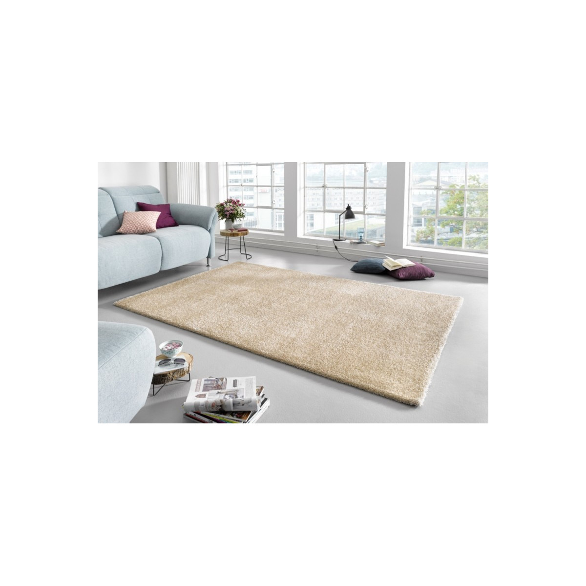 AKCIA: 60x110 cm Kusový koberec Glam 103013 Creme