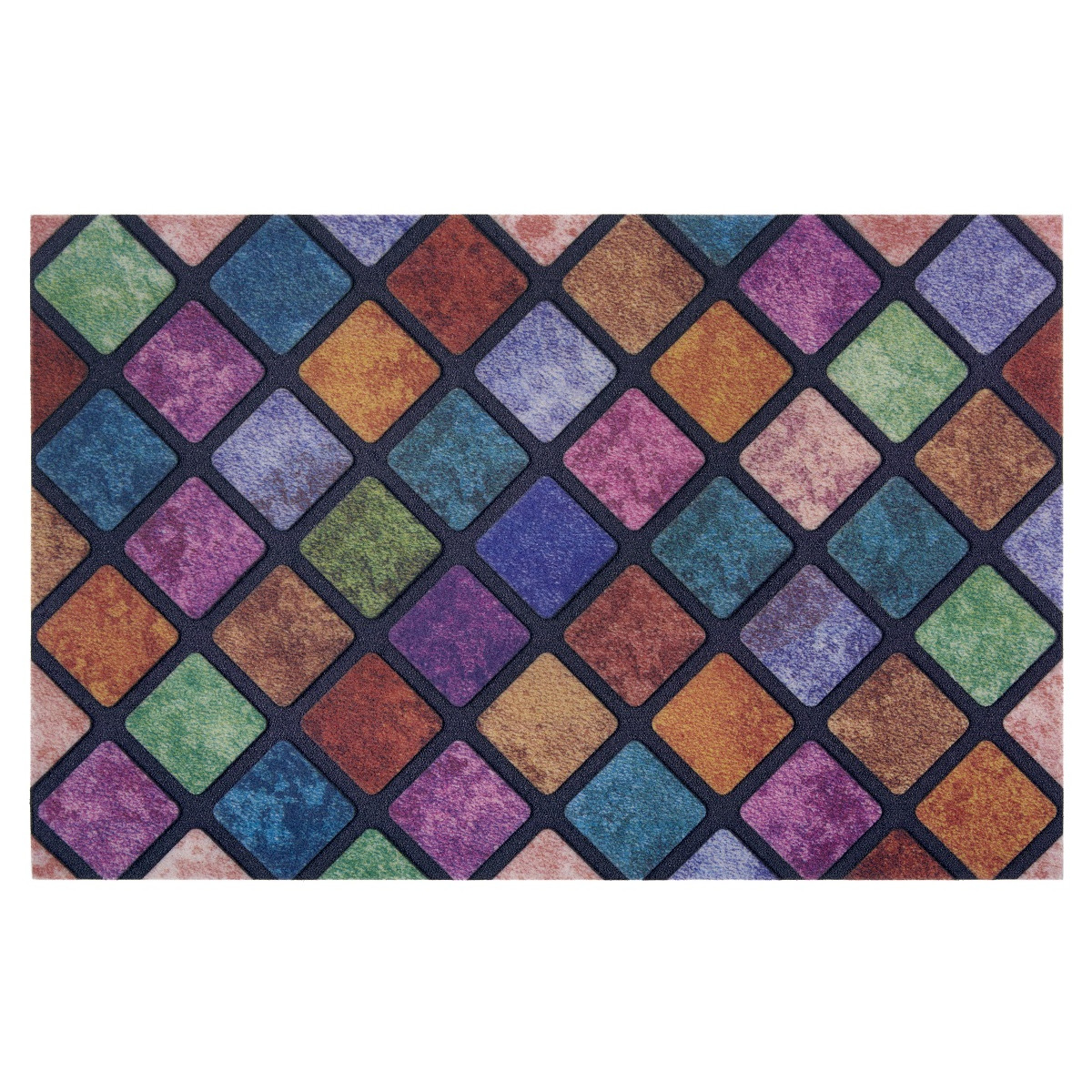 AKCE: 45x75 cm Protiskluzová rohožka Mujkoberec Original 104687 multicolor
