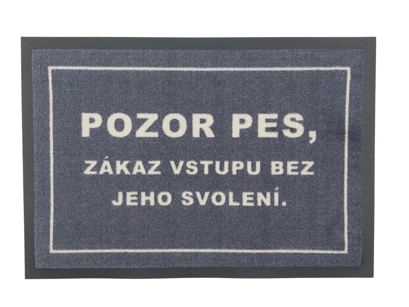 GDmats, Rohožka so psím dovolením 40x60 cm – na von aj na doma, 40x60, šedá