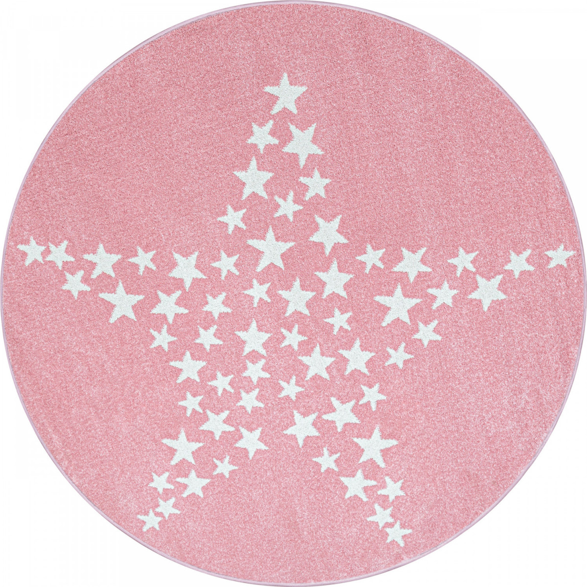 Detský kusový koberec Bambi 870 pink kruh