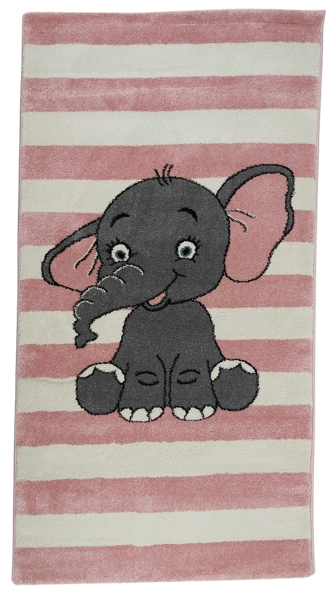Vopi, Detský koberec Kiddo A1087 pink, 120x170, ružová, detská izba