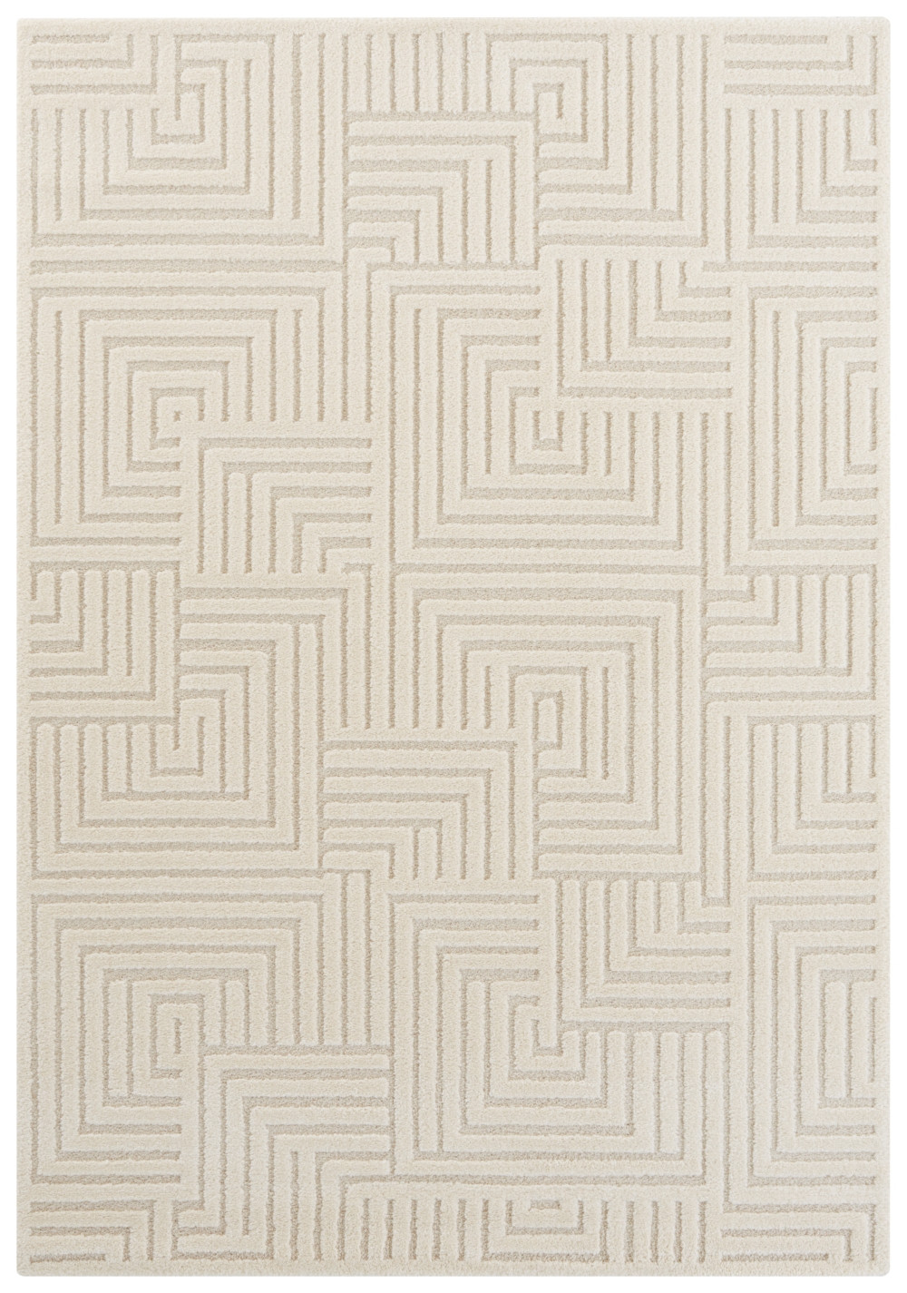 ELLE Decoration, Kusový koberec New York 105091 Cream, 120x170, biela, obývacia izba