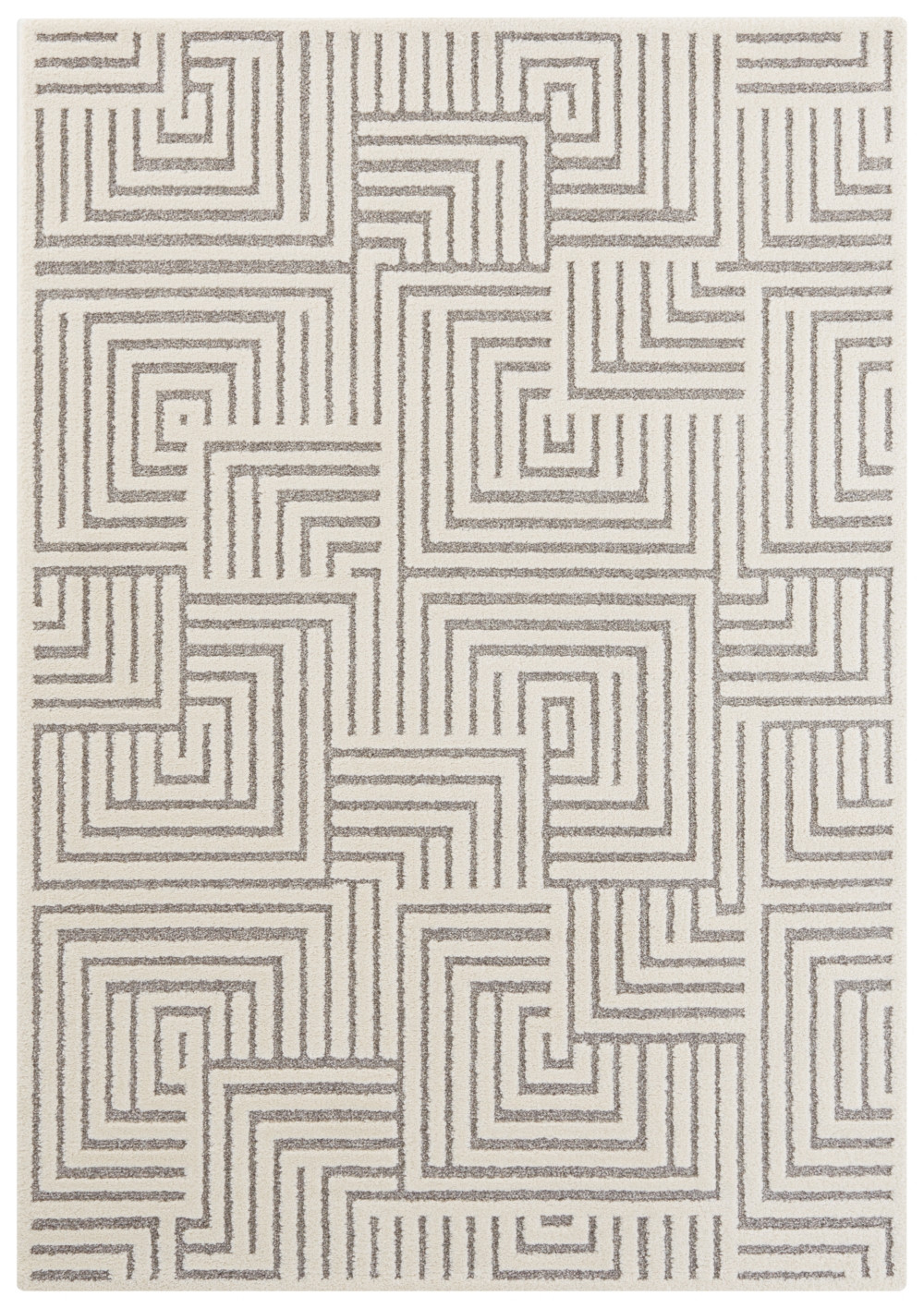 ELLE Decoration, Kusový koberec New York 105093 Cream, grey, 80x150, béžová, kancelária