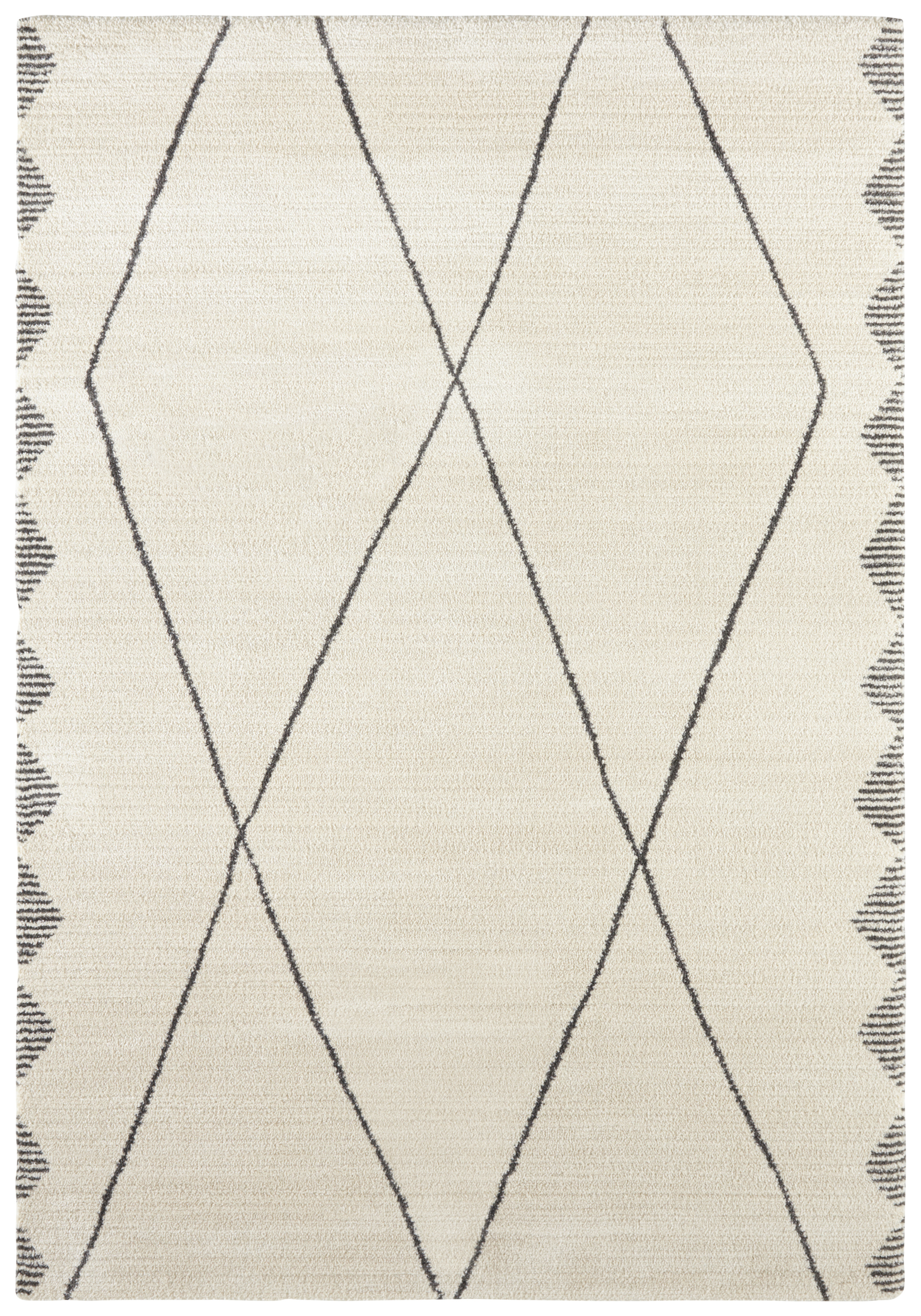 ELLE Decoration, AKCIA: 80x150 cm Kusový koberec Glow 103665 Cream/Grey z kolekcie Elle, biela, obývacia izba