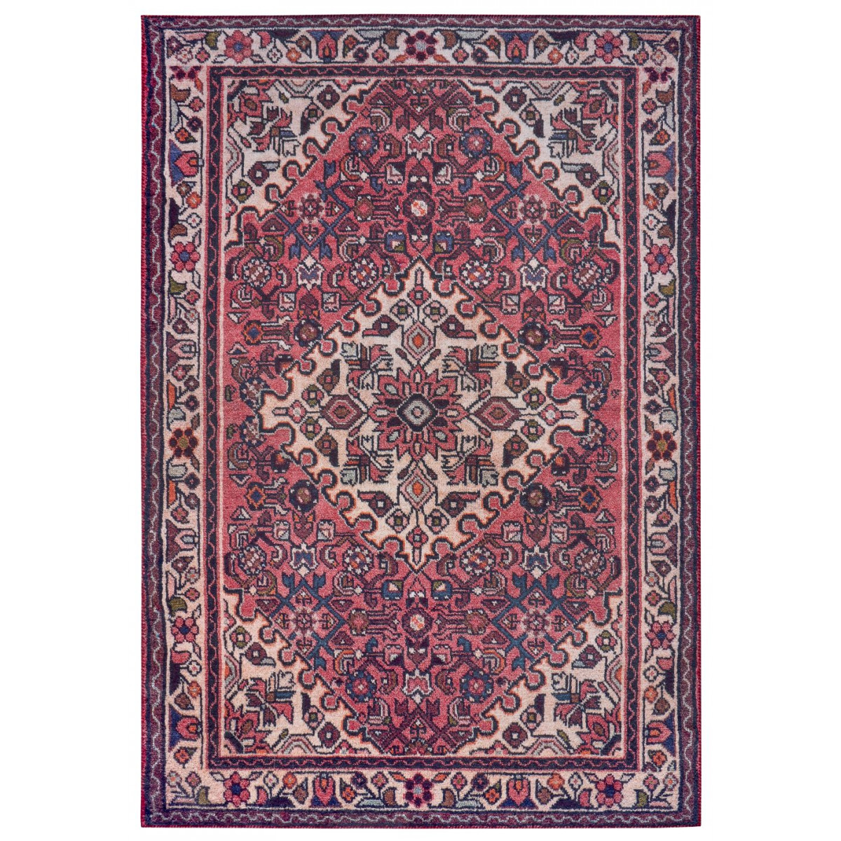 AKCIA: 80x200 cm Kusový koberec Asmar 104898 Cream Red