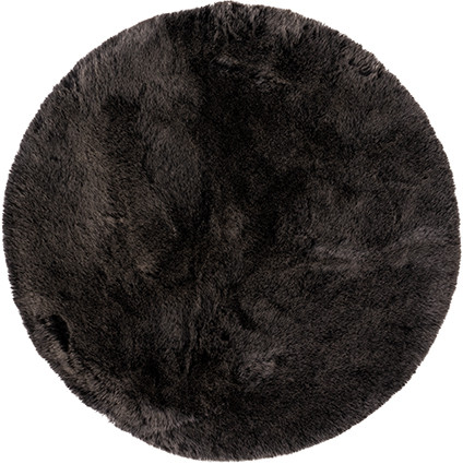 Obsession, Kusový koberec Samba 495 Anthracite kruh, 80x80 (priemer) kruh, šedá, obývacia izba