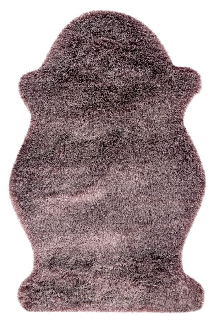 Obsession, Kusový koberec Samba 495 Mauve (tvar kožušiny), 55x85 tvar kožušiny, fialová, obývacia izba