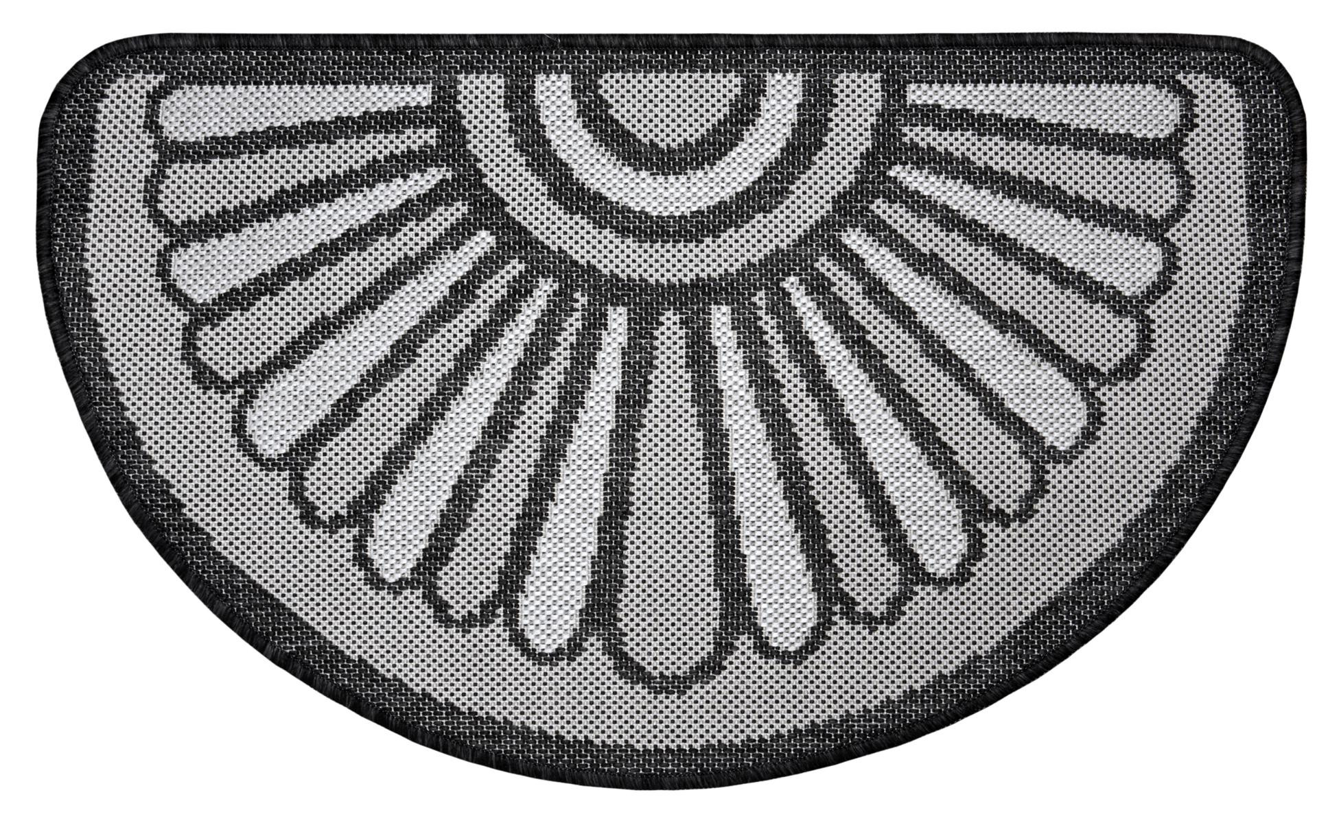 Hanse Home Collection koberce Protišmyková rohožka Weave 105251 Anthracite Gray Cream - 50x80 cm