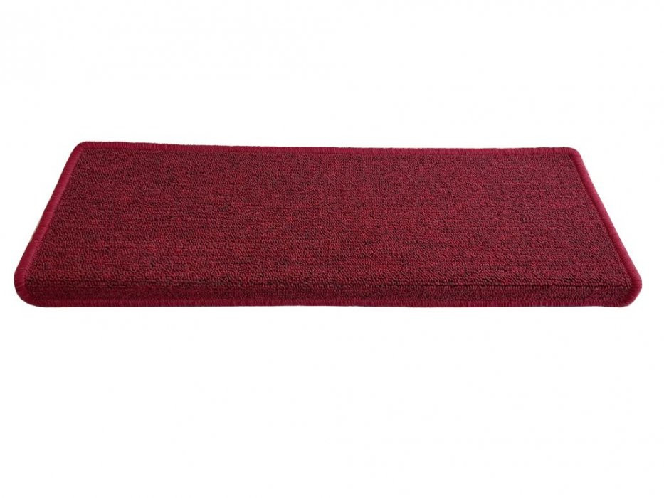 Vopi Nášľapy na schody Astra červená obdĺžnik, samolepiaci - 24x65 obdĺžnik (rozmer vrátane ohybu)