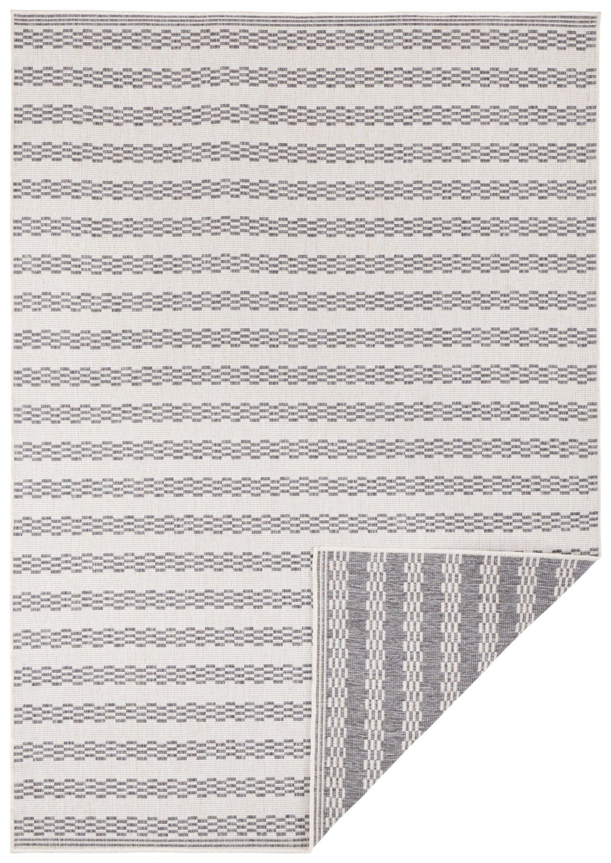Kusový koberec Mujkoberec Original Nora 103744 Silber, Creme – na von aj na doma - 80x150 cm Mujkoberec Original 