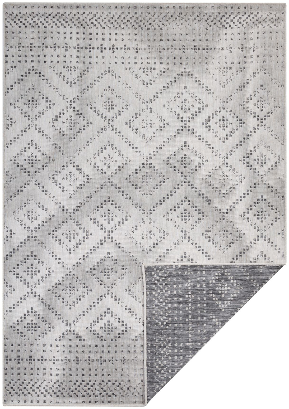 Kusový koberec Mujkoberec Original Nora 105004 Grey Creme – na von aj na doma - 200x290 cm Mujkoberec Original 