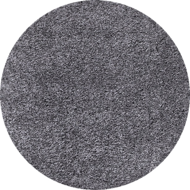 Kusový koberec Dream Shaggy 4000 Grey kruh - 120x120 (priemer) kruh cm Ayyildiz koberce 