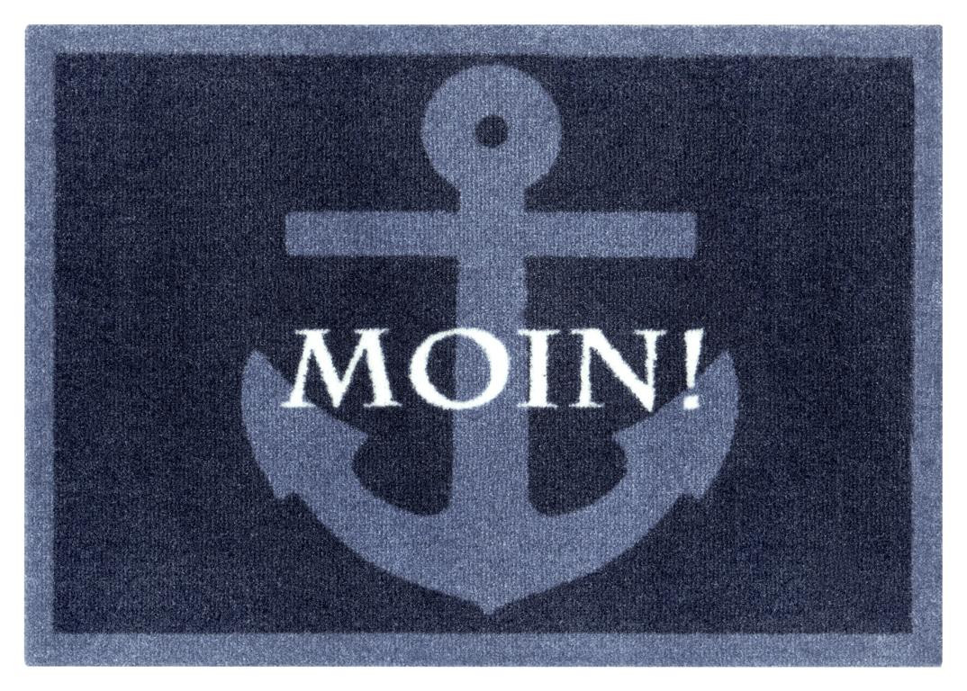 Zala Living Protišmyková rohožka Deko 105358 Dark blue – na von aj na doma - 50x70 cm