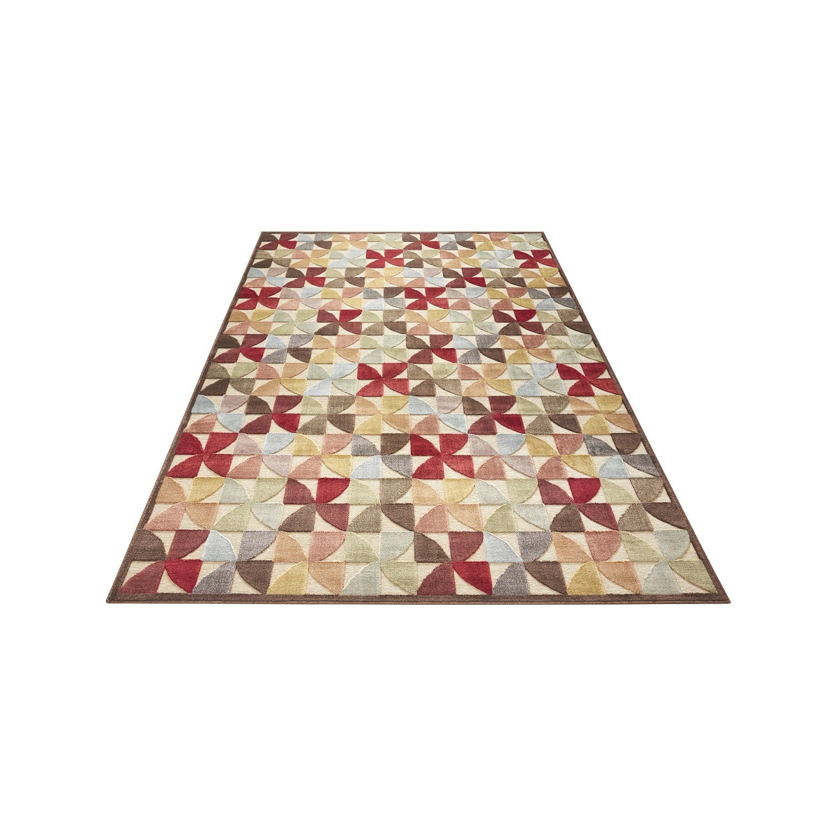 AKCIA: 160x230 cm Kusový koberec Creative 103966 Brown/Multicolor z kolekcie Elle