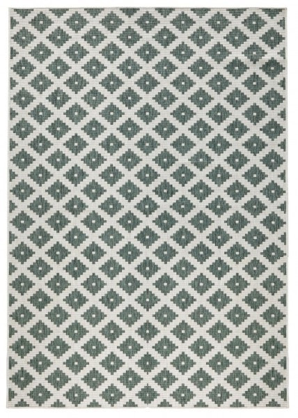 Hanse Home, Kusový koberec Twin-Wendeteppiche 103125 grün creme – na von aj na doma, 80x150, zelená, chodba / predsieň