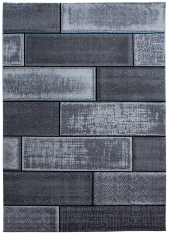 Ayyildiz, Kusový koberec Plus 8007 black, 80x150, šedá, chodba / predsieň