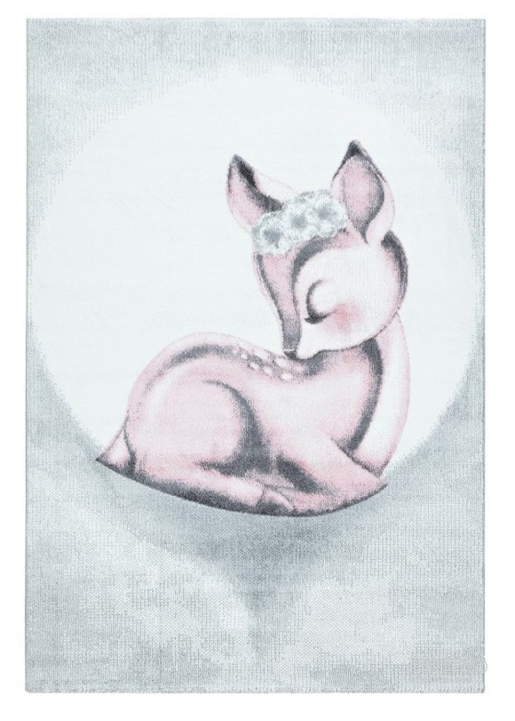 Ayyildiz, Kusový koberec Bambi 850 pink, 80x150, ružová, detská izba