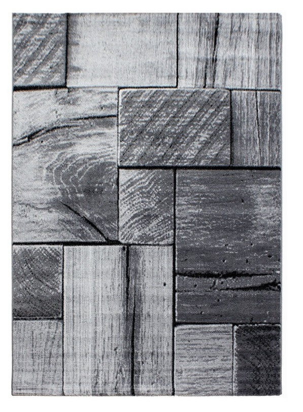 Kusový koberec Parma 9260 black - 80x300 cm Ayyildiz koberce 