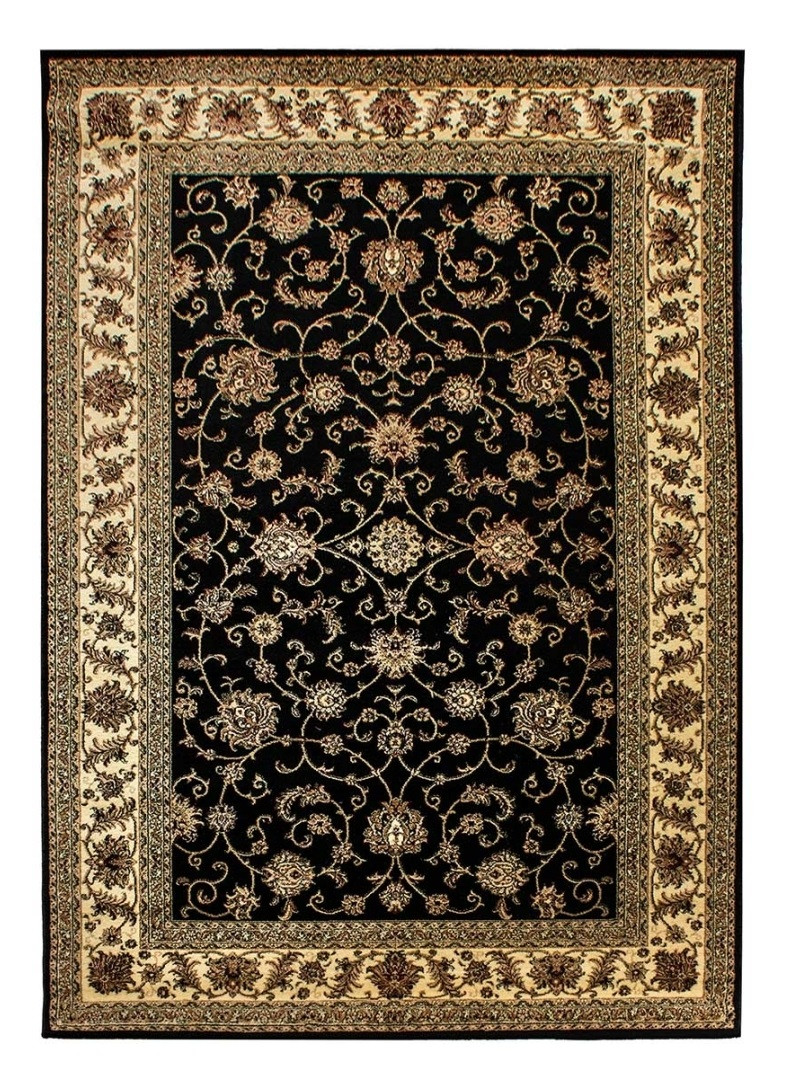 Ayyildiz, Kusový koberec Marrakesh 210 black, 80x150, čierna, kancelária