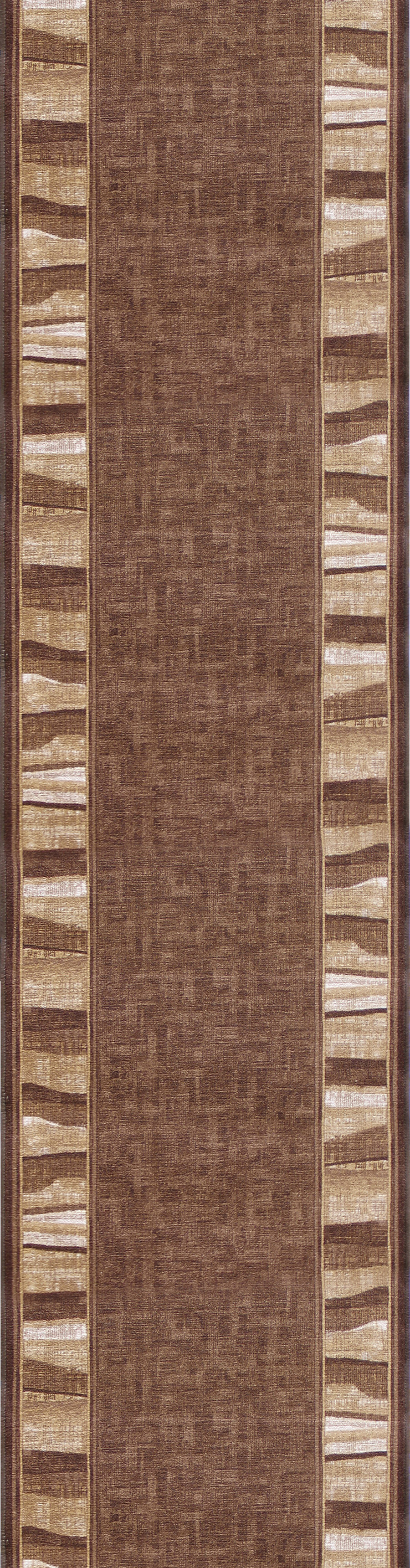 Associated Weavers, Protišmykový behúň na mieru Linea 44, šíre 100 cm, hnedá, chodba / predsieň