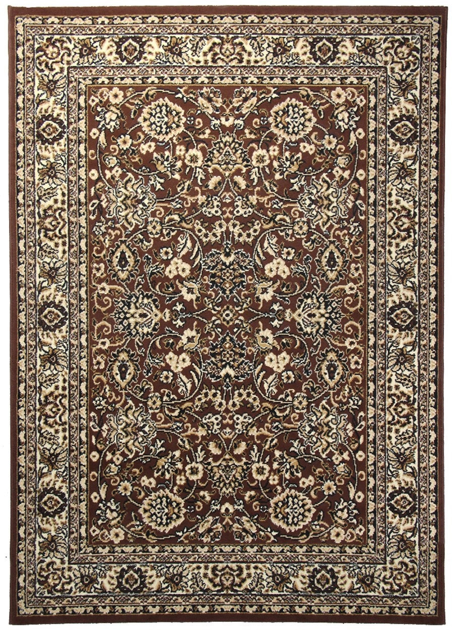 Sintelon, Kusový koberec Teheran Practica 59 / DMD, 120x170, hnedá, chodba / predsieň