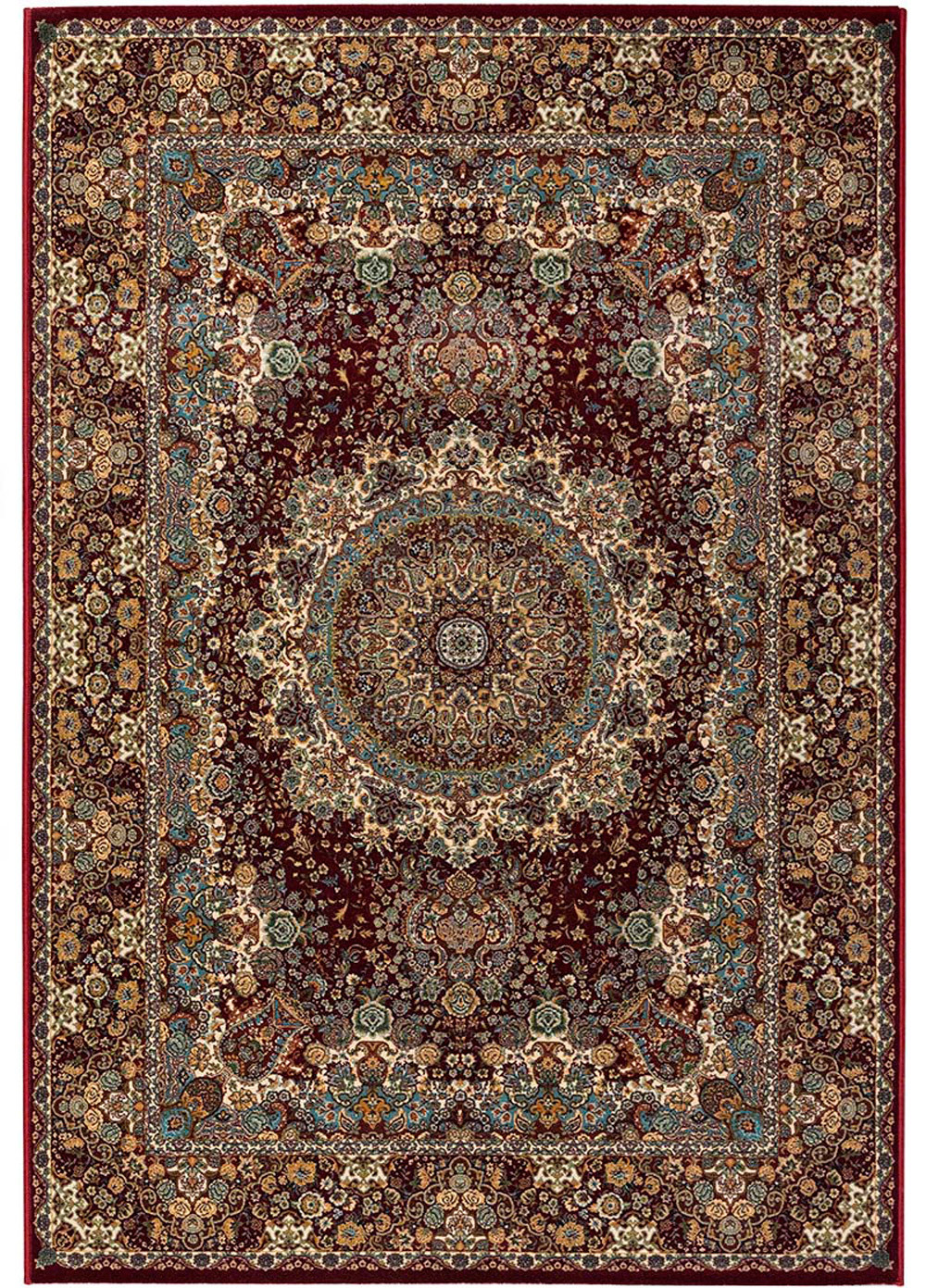 Oriental Weavers, Kusový koberec Razia 5501 / ET2R, 200x285, červená, obývacia izba