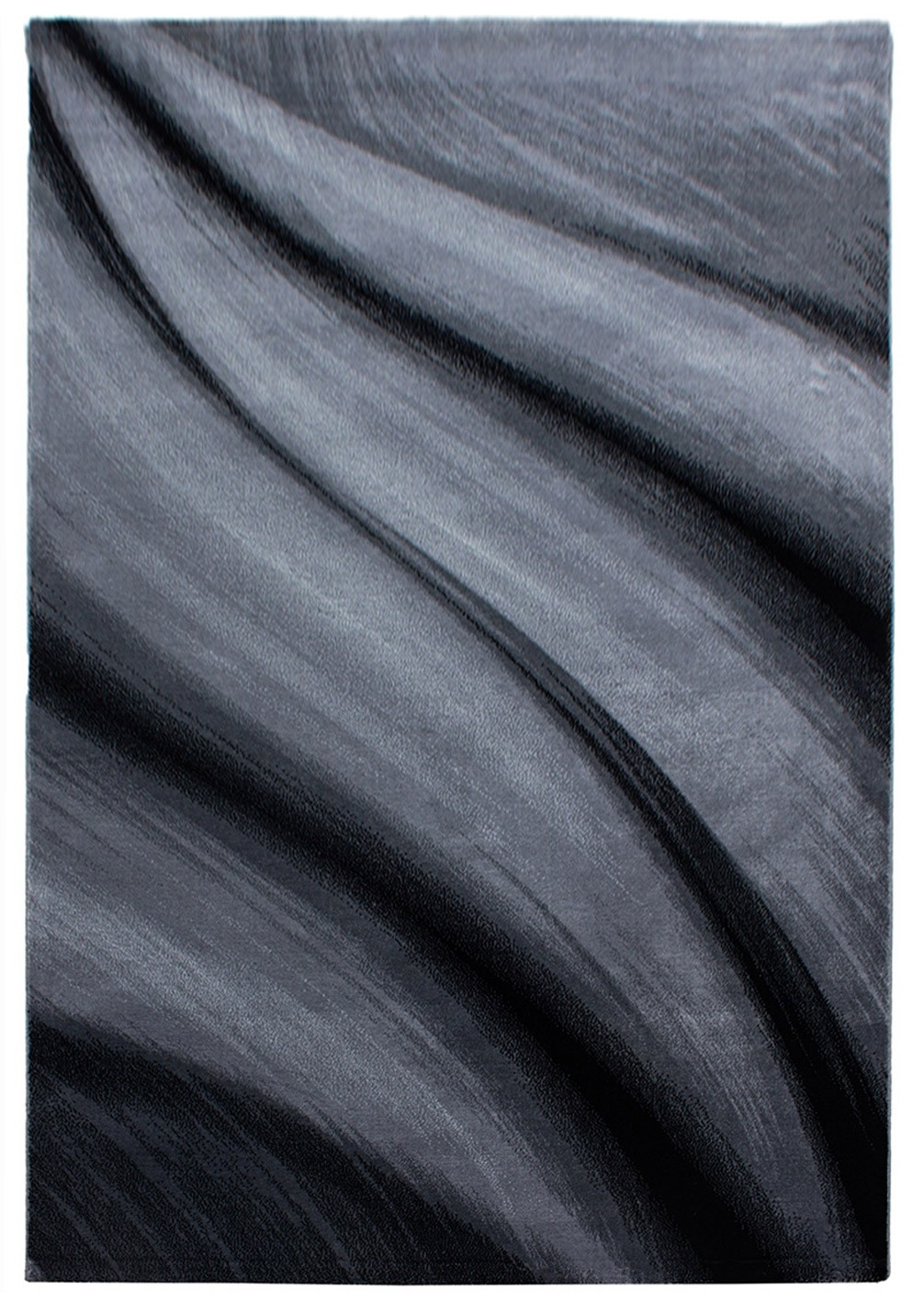 Ayyildiz, Kusový koberec Miami 6630 black, 200x290, šedá, kancelária