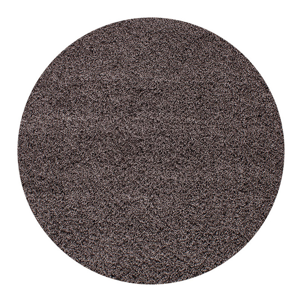 Ayyildiz, Kusový koberec Dream Shaggy 4000 taupe kruh, 120x120 (priemer) kruh, hnedá, obývacia izba
