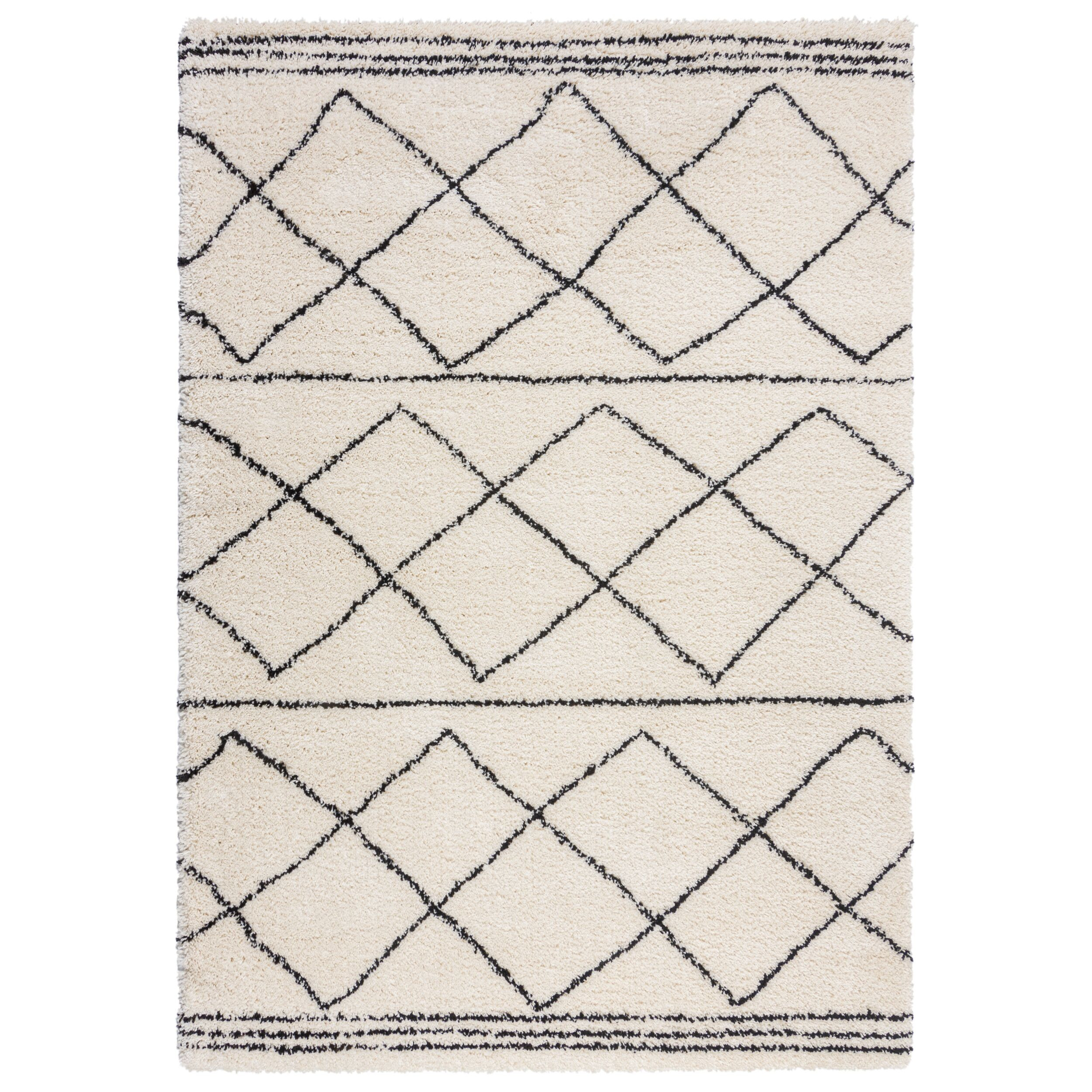 Flair Rugs, Kusový koberec Dakari Kush Berber Ivory, 160x230, biela, obývacia izba