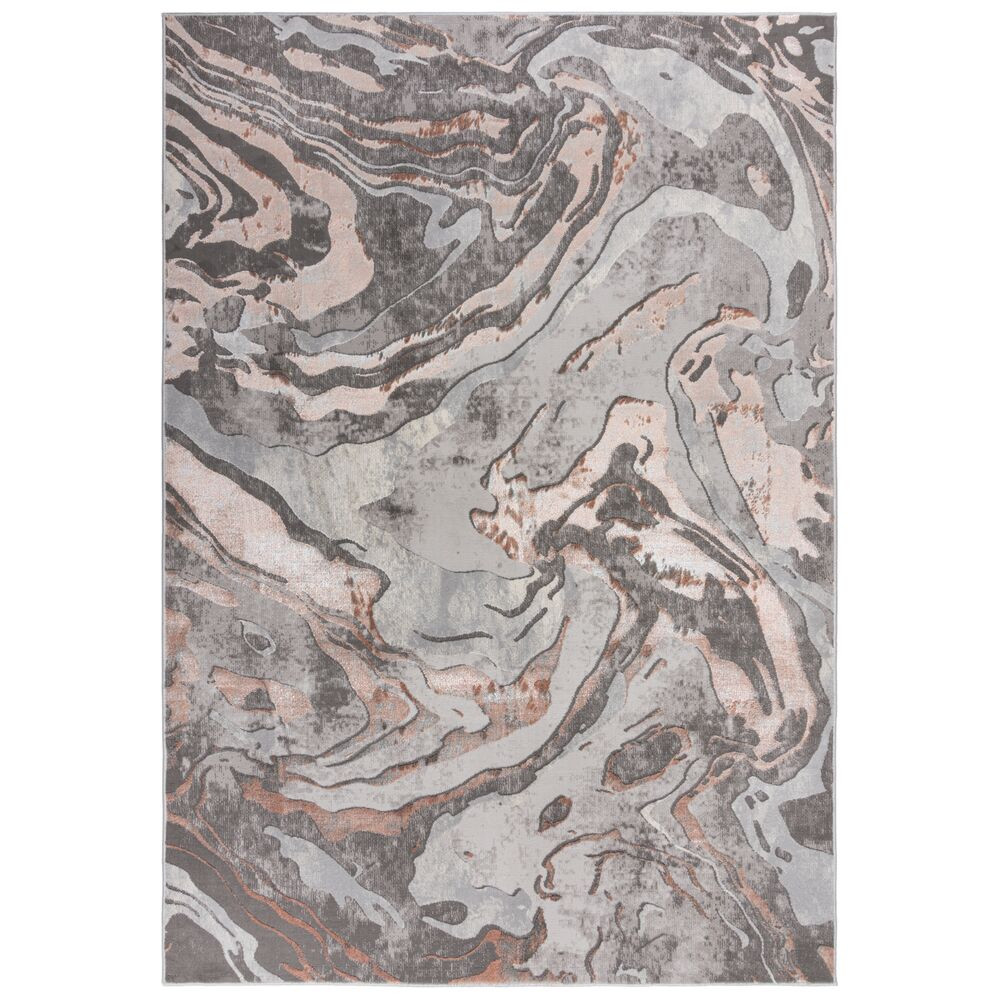 Flair Rugs, Kusový koberec Eris Marbled Blush, 160x230, ružová, obývacia izba