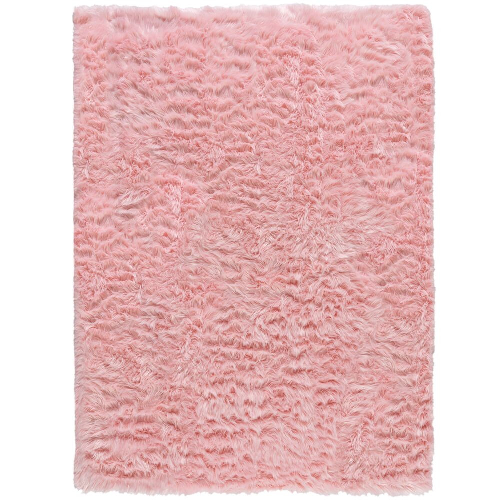 Kusový koberec Faux Fur Sheepskin Pink - 160x230 cm Flair Rugs koberce 