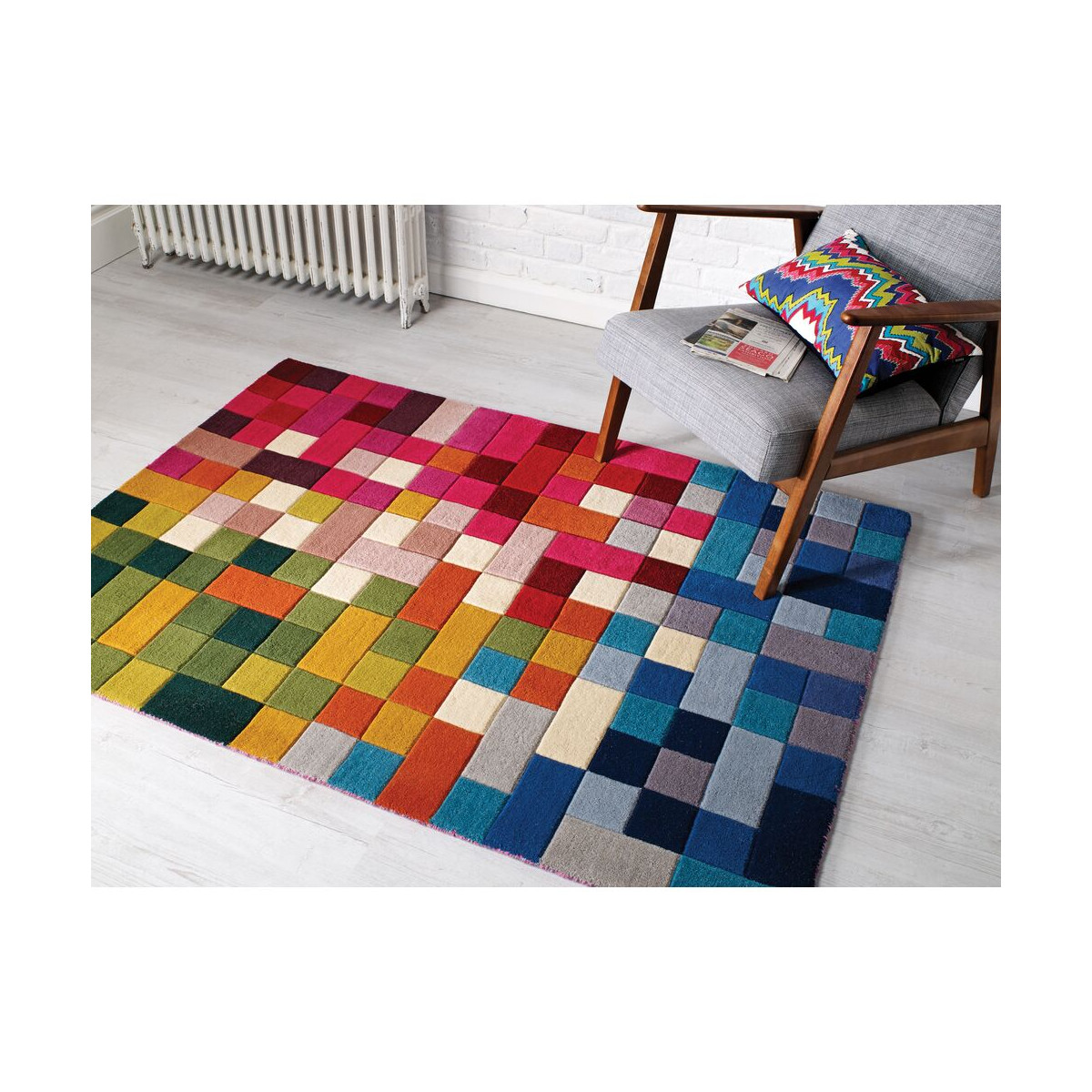 Ručne všívaný kusový koberec Illusion Lucea Multi