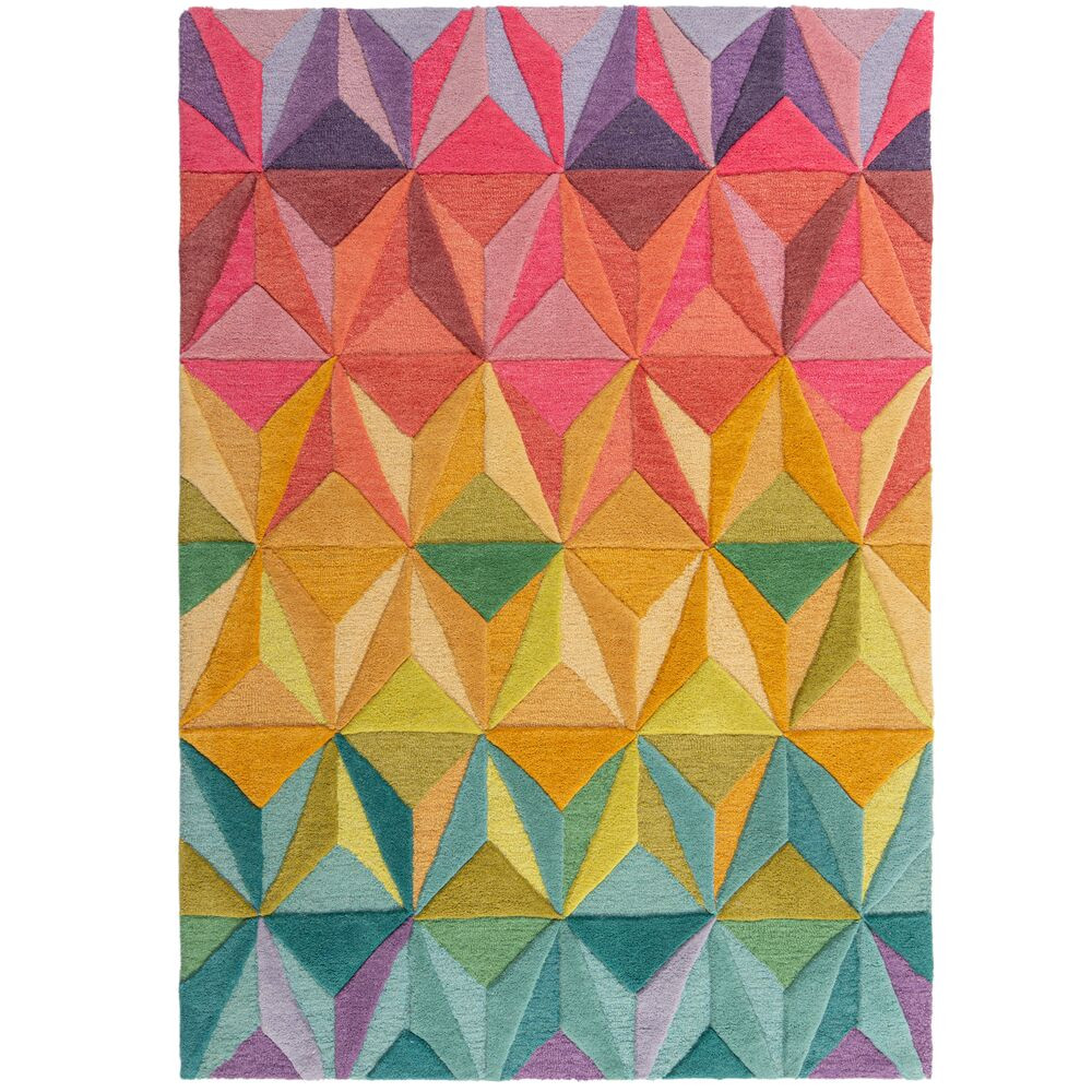 Flair Rugs, Ručne všívaný kusový koberec Illusion Reverie Multi, 160x230, viacfarebná, chodba / predsieň