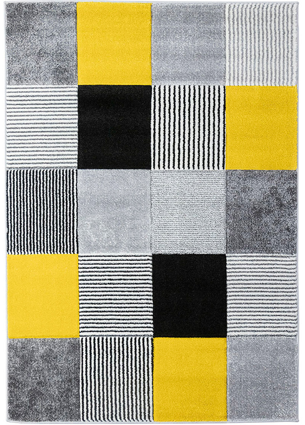 Ayyildiz, Kusový koberec Alora A1039 Yellow, 80x150, žltá, kancelária