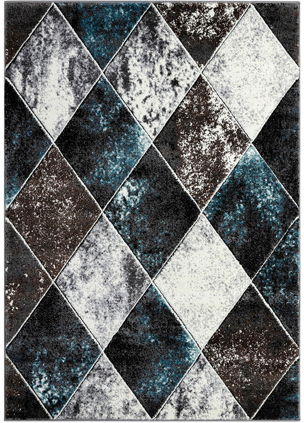 Ayyildiz, Kusový koberec Alora A1043 Multi, 80x150, modrá, kancelária