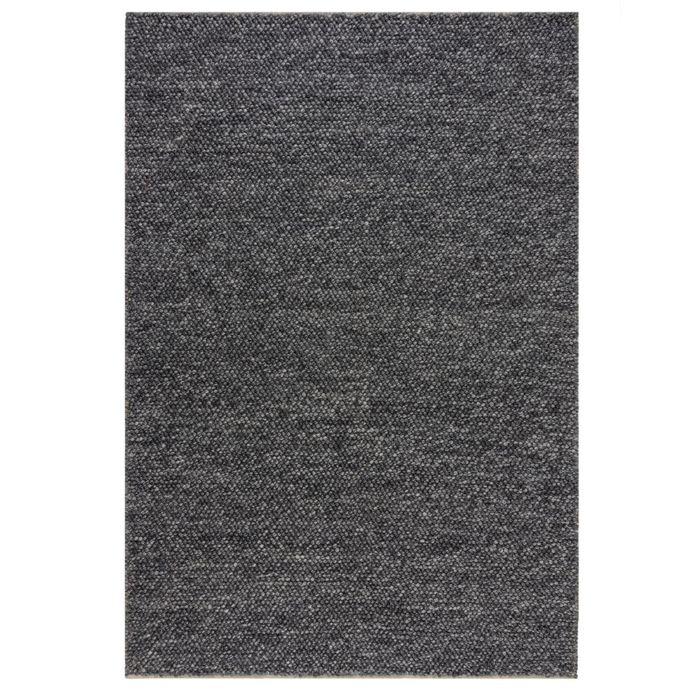 Flair Rugs, Ručne tkaný kusový koberec Minerals Dark Grey, 120x170, šedá, chodba / predsieň
