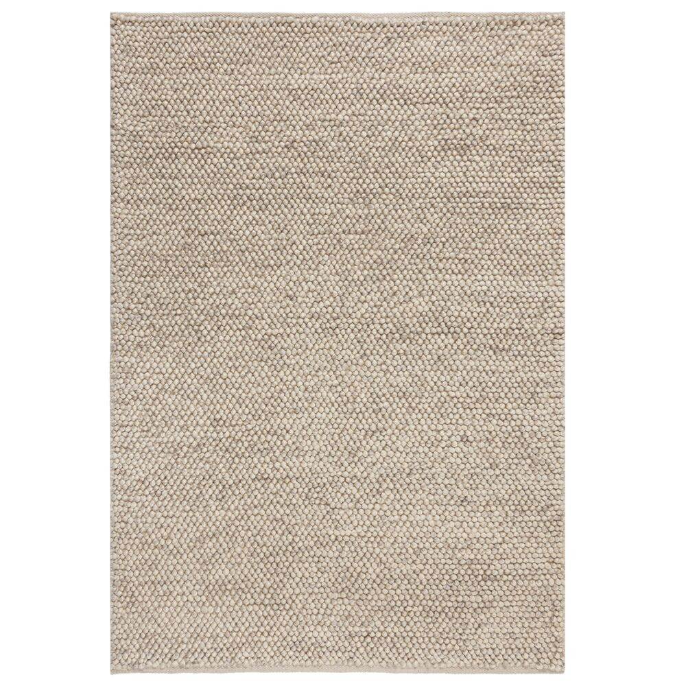 Flair Rugs, Ručne tkaný kusový koberec Minerals Light Grey, 80x150, béžová, chodba / predsieň