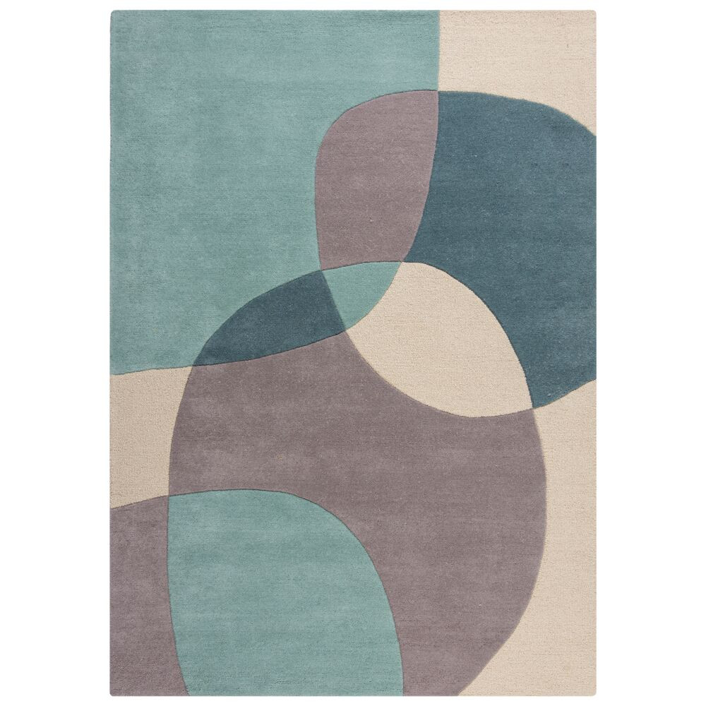 Flair Rugs, Kusový koberec Radiance Glow Blue, 160x230, modrá, obývacia izba