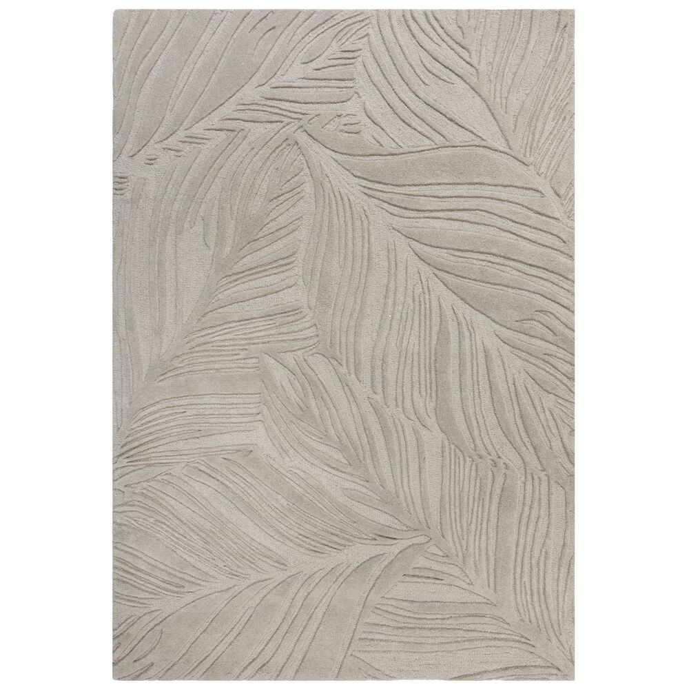 Flair Rugs, Kusový koberec Solace Lino Leaf Grey, 120x170, šedá, obývacia izba