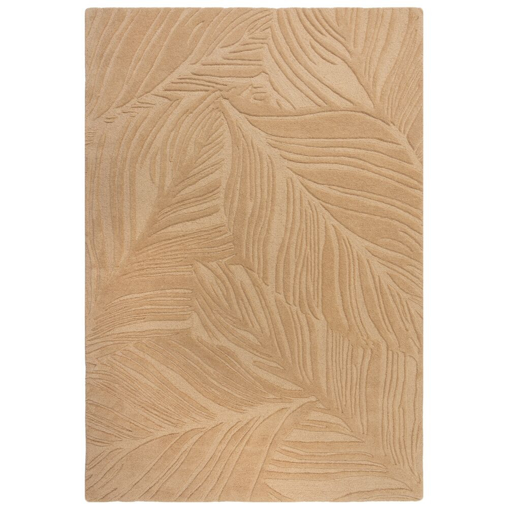 Flair Rugs, Kusový koberec Solace Lino Leaf Stone, 120x170, béžová, obývacia izba