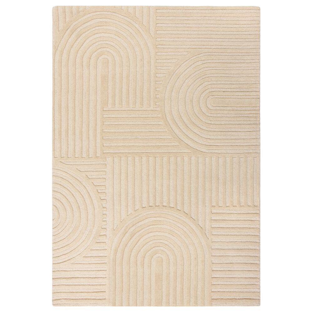 Flair Rugs, Kusový koberec Solace Zen Garden Natural, 200x290, béžová, obývacia izba