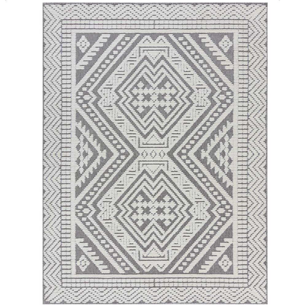 Flair Rugs, Kusový koberec Verve Jaipur Grey, 160x240, šedá, chodba / predsieň