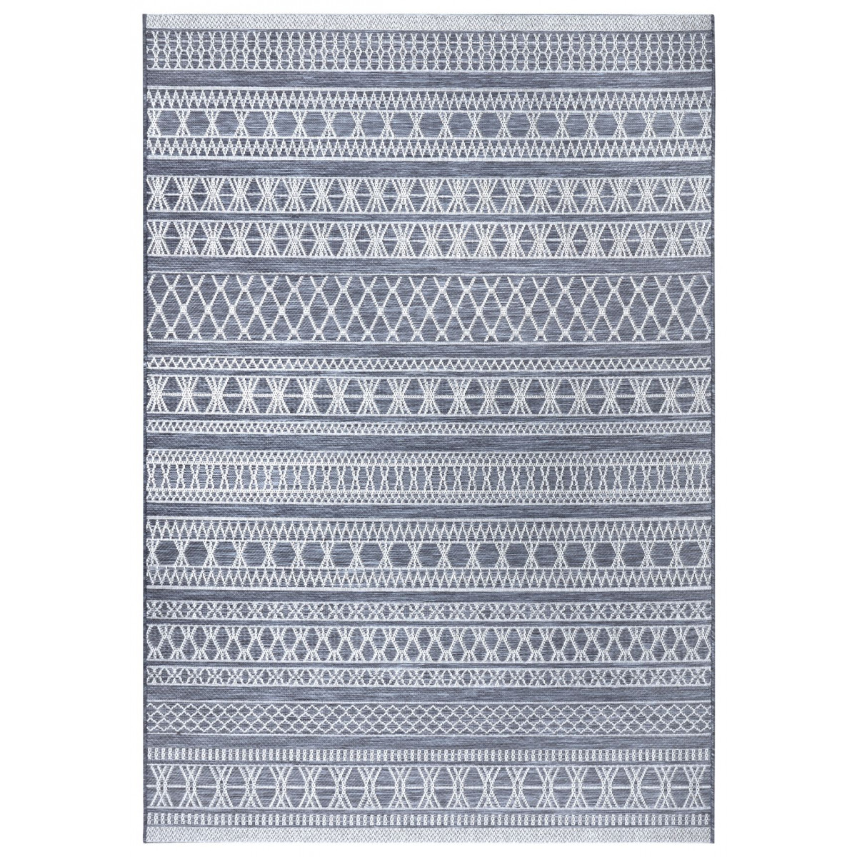 AKCIA: 130x190 cm Kusový koberec Mujkoberec Original Elina 105157 Silverblue Creme – na von aj na doma