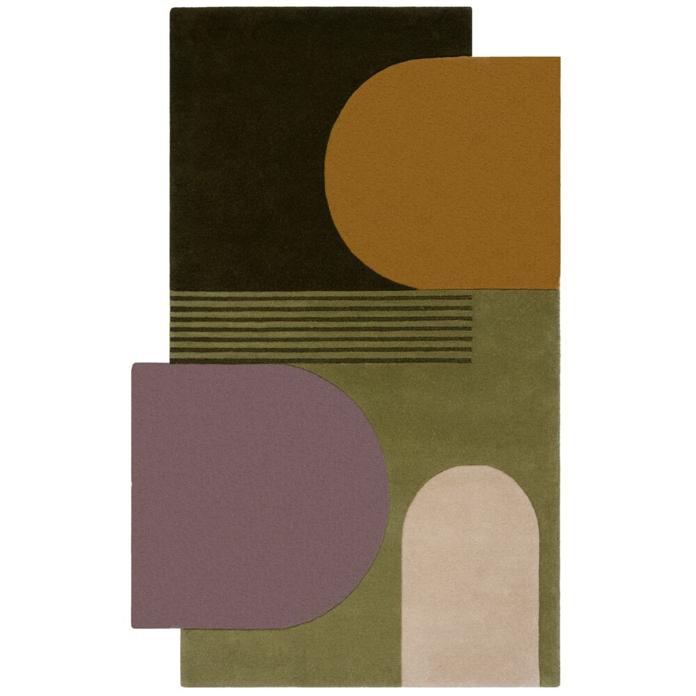 Kusový koberec Abstract Lozenge Green/Multi - 200x290 cm Flair Rugs koberce 