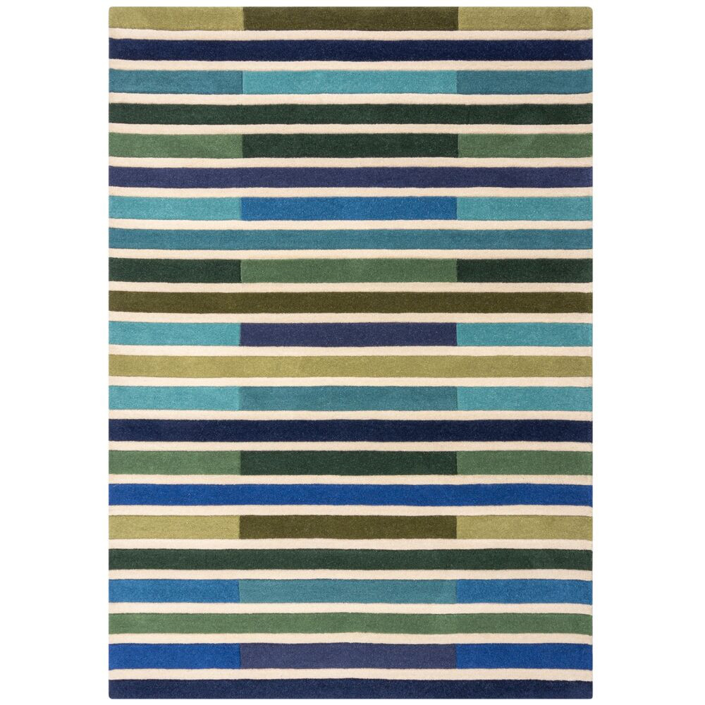 Ručne všívaný kusový koberec Illusion Piano Green/Multi - 120x170 cm Flair Rugs koberce 